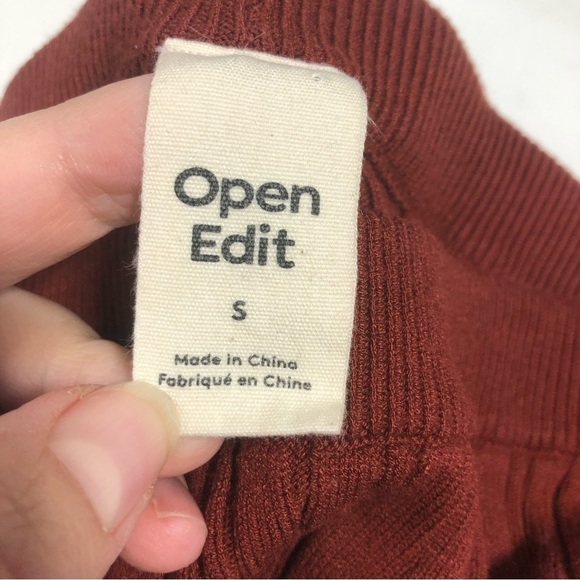 Open Edit Split Hem Sweater Pants, size S - Picture 7 of 11